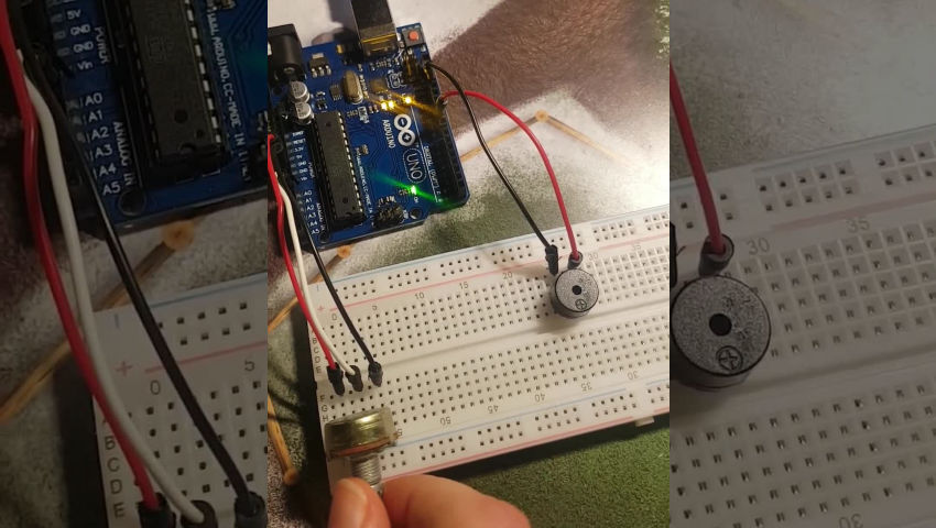 Buzzer Arduino+Python : potentiometre (Lisa) - Sciences & Technologies