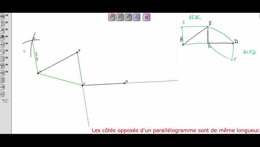 Parallélogramme Ex24 Partie 3 Construction - Sciences & Technologies