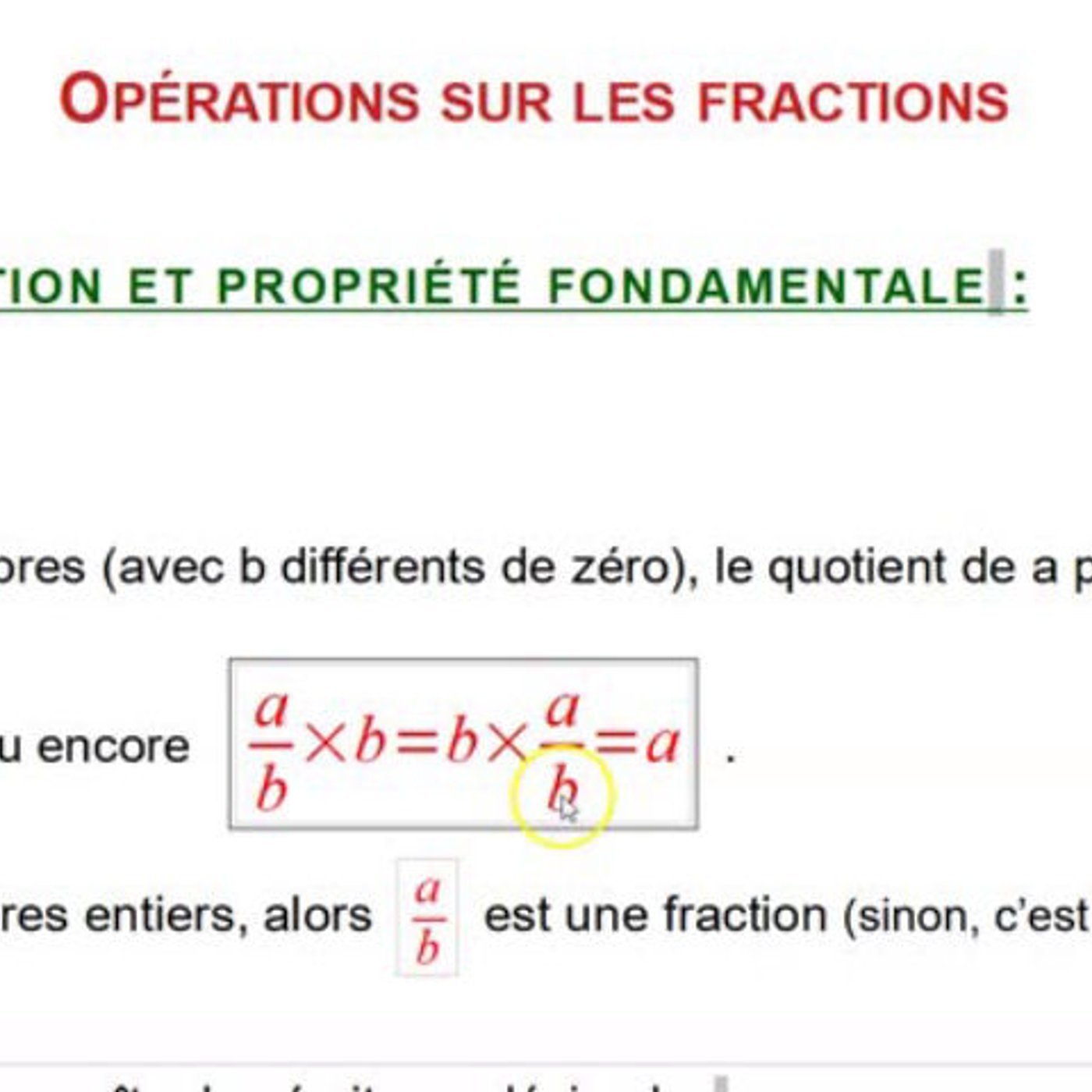 4ème - MATHS - Leçon - Fractions - Partie 1 episode artwork