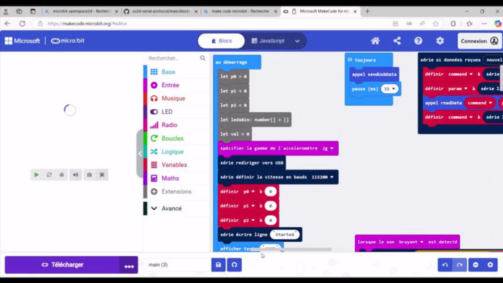 Microbit firmware Openspace - Sciences & Technologies